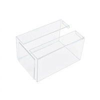 Storage Box and Iridescent Acrylic Tissue Box for Home Office, Wall-Mounted Napkin Holder for Living Room, Modern Minimalist Style Tissue Boxes