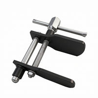 Hand-Operated Brake Caliper Piston Tool Threaded Spindle Piston Reset Tool T-Handle Disc Brake Compressor Knurled Grip for Mechanics, Garage
