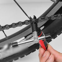 Chain Breaker with Crossbar Handle Metal Chain Breaker Tool Easy to Operate for Cyclists, Home Workshop