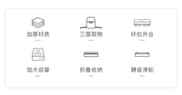 书本收纳箱书箱学生塑料箱书籍透明收纳盒装书整理超大容量储物盒