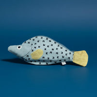 Grouper Marine Creature Stationery Bag Large Capacity Canvas Pen Bag
