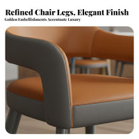 Upholstered Side Chair Light Luxury Household Furniture Modern Design Ergonomic Backrest for home dwellers, Restaurant Owners