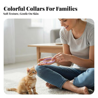 Newborn Kitten Hand-Woven Adjustable Litter Multi-Color Braided Puppy ID Band for Kittens, Breeders, Breeding, Home