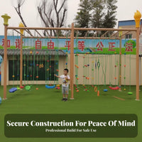 Kids Climbing Structure Physical Fitness Training children's Activity Center with Climbing Net Develops Motor Skills for Parents, Kindergarten, School