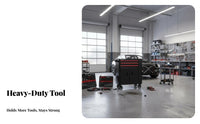 Multi-Functional Mobile Tool Cabinet with Drawers Long-Lasting Construction Rolling Tool Cabinet Integrated Lock Heavy Duty Workshop Trolley Lockable for DIY Enthusiasts, Professionals, Auto Repair Shop, Warehouse, Utility Room, Basement