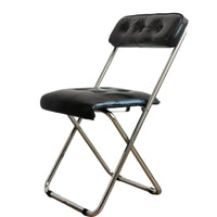 Padded Folding Chair Upholstered Furniture Compact for Home Office