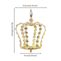 Costume Accessory Special Occasion Elegant Gold Metal Crown