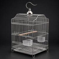Stainless Stainless Steel Birdcage Cage Easy to Clean Birdcage Cage with Pull-out Tray Heavy Duty for Finches