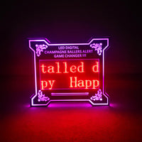 LED Light-Up Sign Board with Programmable Display for Bar and KTV