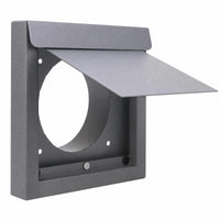 Outdoor Exhaust Cap Square Frame Hinged Flap Dryer Vent Cover