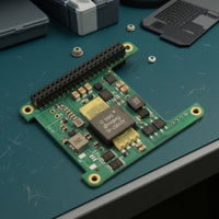 Network-Powered Accessory board+ HAT Module Compact Power over Ethernet Hat Green