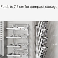 Stainless Steel Foldable Kitchen Organizer Rack