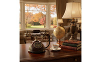Antique Design Telephone Backlight Vintage Desk Telephone Plug and Play