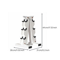Multi-Tier Dumbbell Rack Heavy Duty 3 Tier Dumbbell Rack Easy to Use