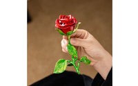 Rose incense Burner Alloy Rose Scent Holder Elegant Decorative Ornament for Desk