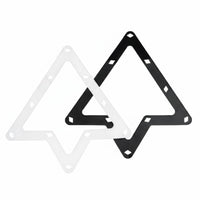 6 Pieces 9-Ball Template Rack Sheets Extremely Thin Standard Pool Rack Sheets Reusable for Tournaments, Game Rooms