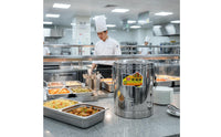 Stainless Steel Thermal Container Leak-Resistant Closure Hot and Cold Beverage Barrel Insulated Beverage Dispenser Leakproof