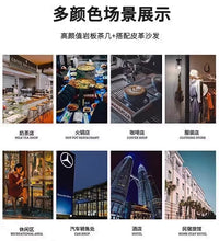 酒店客房沙发茶几洽谈桌椅组合售楼会客接待轻奢休闲单人小沙发椅 单人深灰+橙色