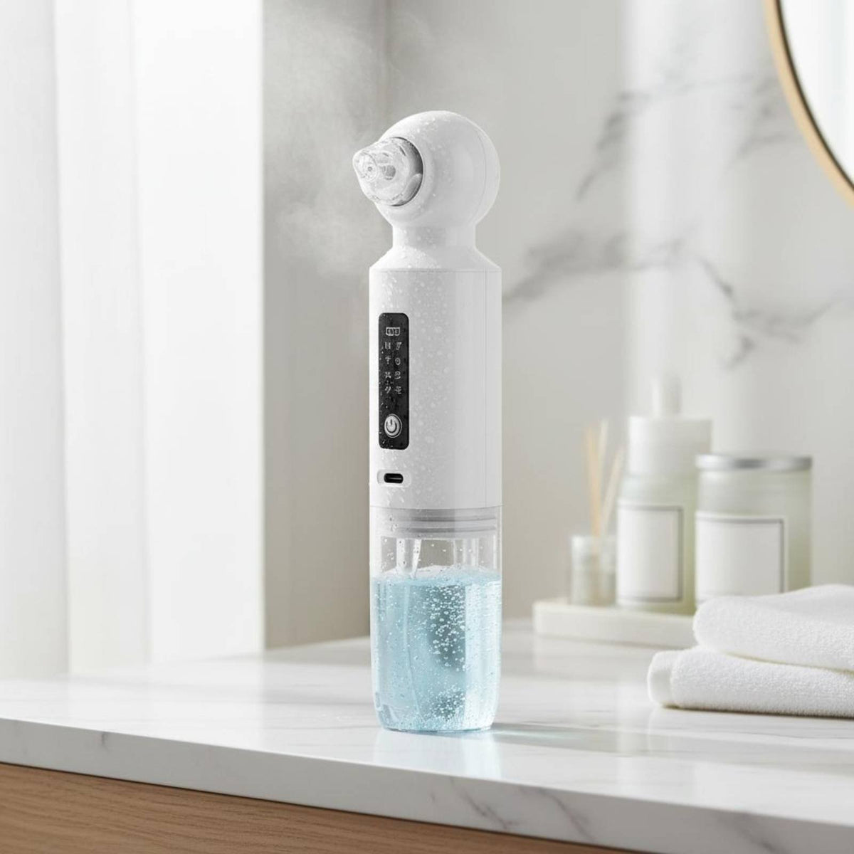 Facial Cleansing Vacuum Vacuum Deep Cleansing Hydrating Facial Facial Cleansing Vacuum Water-Based-Circulation System Electric Skin Extractor