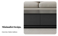 Dual-Level Caway Fromee Table Minimalist Design Living Room Furniture Modern Design With Storage Shelf for Apartment Dwellers