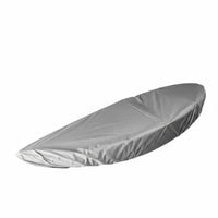 Sunproof Waterproof Kayak Cover All Weather Protection Gray Kayak Cover Dustproof Shielded Tarp Heavy Duty for Dockside, Transport