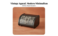 Decorative Organizer Chest with Lid Household Storage Secure Latch for Students