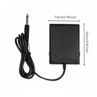 Polarity Switch Sustain Pedal 1.4m Cable Keyboard Sustain Pedal Non-Slip Design Piano Type Footswitch for Keyboardists, Pianists, Musicians, Home Practice, Stage Performance, Studio Recording