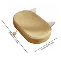 Cat Scratcher Lounger No Shedding Cat Scratcher Lounge Long-Lasting for Kittens