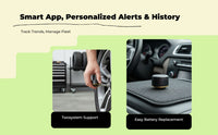 wirelesslink fifth-generation Tire Pressure tracking System, External Sensors, Motorcycle, Instant Pressure & Temperature Display, Waterproof LCD Display