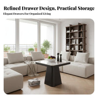 2 Pieces Italian influenced Round stacking Coffee Tables Stsingle-Look Surface Living Room Furniture Minimalist and aesthetic center Table long-lasting for Homeowners, Apartment Dwellers, Interior Designers, Lounge Area, Small areas, Office, Bedroom