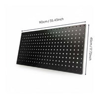 Perforated Pegboard Includes Hooks Pegboard Hook Board Wall-Attached Tool Display Panel for Auto Specialists, Garage, Workshop