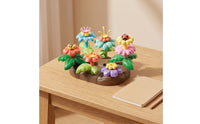 Hands-on Flower Building Toy Colorful Flower Garden Building Toy DIY Craft Kit Creative for Children, Toddlers, Playroom, Classroom
