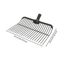 Paddy Fork Head Black Rake-Like Fork Head Broad Tool Body Tool for Farming