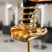 Blow Dryer Floor Stand Metal Construction Freestanding Stand Hands Salon Equipment for Barbershop, Home