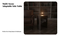 Curved-silhouette Tabled End Table Space-Saving Living Room Furniture adaptable Use for Students