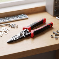 Serrated Metal Cutting Shear Heavy-Duty Sheet Metal Cutters Non-Slip Aviation Cutters Long-Lasting for Mechanics, Workshop, Garage