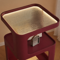 rolling side table