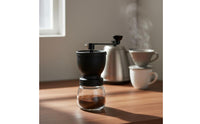 Manual Coffee Grinder Includes Storage Jar Hand Crank Coffee Grinder Kitchen Appliance Consistent Uniform Mill for Travelers