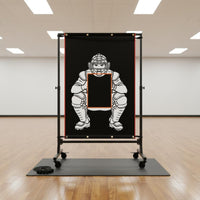 Baseball Strike Zone Target with Elastic Cords Ajustable Pitching Target Cloth Heavy-Duty Netting for Training Camp