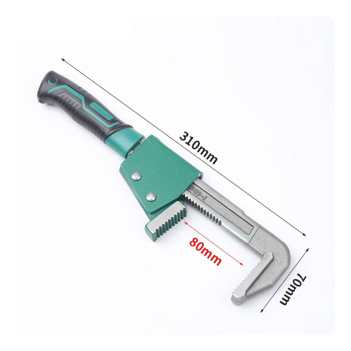 Quick-Adjust Pipe Wrench High Rotational Force Sliding Pipe Wrench Long-Lasting