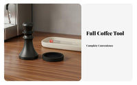 3 Pieces Coffee Pointed Distributor and Tamper Set Long-Lasting Metal Construction Coffee Tamper and Distributor Set Coffee