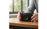 Camera L-Plate Wood Handle Ergonomic Design Wooden Grip L-Bracket Wood Grip Camera Handle Complete Accessibility to Ports