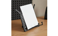 Lightweight Desktop Music Stand Adjustable Angle Foldable Sheet Music Holder Ergonomic Design Portable Book Designed for Musicians, Students, Home, Kitchen