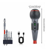 Rechargeable Power Screwdriver Adjustable Twisting Force for DIY Enthusiasts