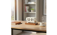 Mechanical Table Clock Minimalist Aesthetic Home Decor for Office, Bedroom