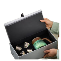 Luda Pure Titanium Insulated Teapot with Tea Separation, Luxury Gift Box Set