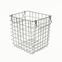 Wire Storage Basket with Handles Portable for Kitchen Counter, Shelf
