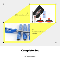 Sturdy Vacuum Tire Plug Kit, Universal Emergency Repair Tools