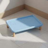 Elevated Feline Feeder Easy to Clean Raised Pet Feeding Tray for Small Dogs