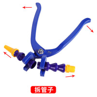 机床冷却管专用拆装钳万向竹节水管装配扳手工具油管喷嘴拆卸钳子